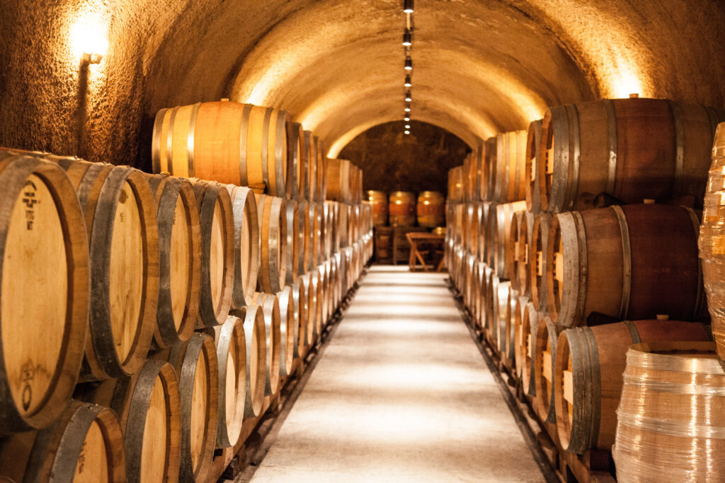 The area were the winery keeps all of its amazing wines.
